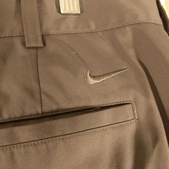 Nike Golf pants mens 36x32 gray drifit Victory flat front performance 472532-021 - Picture 3 of 10